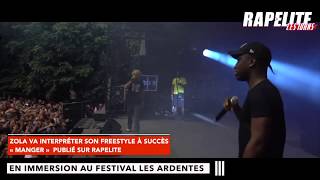 Zola au Ardentes son concert doit être arrêter donc le public s’énervent  RAPELITE [upl. by Mair]