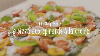 Pizza à l’épeautre aux épinards à la crème [upl. by Bianchi14]