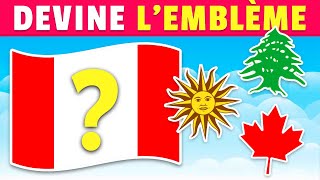 Devine lEMBLÈME du DRAPEAU  Quiz Drapeau [upl. by Ecitnerp]