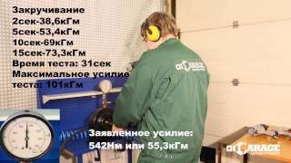 Тест пневматического гайковерта Jonnesway JAI1044 [upl. by Ecam]