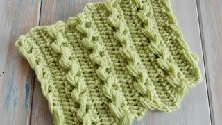 Loop Stitch Braid  How to Crochet Fiddly [upl. by Soinski]