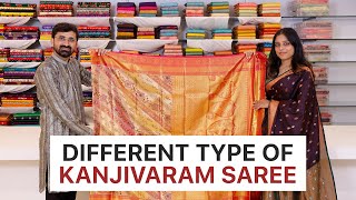 Different Types of Kanjivaram Sarees with Price  Tissue Kanjeevaram Low range Bridal Saree [upl. by Ellenrad]