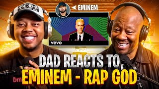 Dad Reacts to Eminem  Rap God [upl. by Treharne]