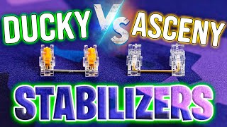 Best Plate Mount Stabilizers Asceny Vs Ducky [upl. by Natlus905]