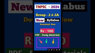 tnpsc group 2 syllabus in tamil 2024  tnpsc group 2 notification 2024 in tamil  tnpscgroup2 [upl. by Novick]