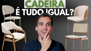 Como escolher a CADEIRA ideal para sua mesa [upl. by Ronnoc218]