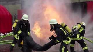 AISCO Firetrainer Feuerwehrtraining [upl. by Lorrimor963]