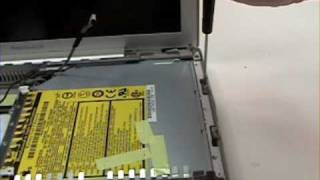 Powerbook 12quot Repair  Superdrive Optical Drive Removal [upl. by Nnylg]