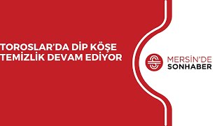 TOROSLAR’DA DİP KÖŞE TEMİZLİK DEVAM EDİYOR [upl. by Nedrud322]