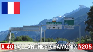 France A40N205 Sallanches  ChamonixMont Blanc [upl. by Etnauq]