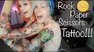 Rock Paper Scissor TATTOO Tori amp Robby [upl. by Wildee949]