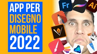 Le migliori App per il Disegno mobile 2022 [upl. by Lyrrehs987]