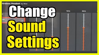 How to Change the Sound Settings for your Xbox Wireless Headset Fast Tutorial [upl. by Giulietta55]