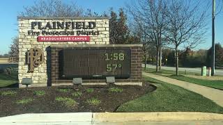 Watchfire sign at Plainfield Fire Protection District Plainfield Il [upl. by Santa]