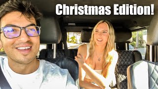 FULL VIDEO Uber Driver Uses CHRISTMAS PICKUP LINE On Passenger [upl. by Icart]