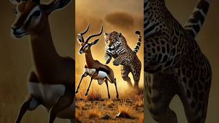 Epic Battle Jaguar vs Antelope  Wild Savannah Chase in 4K jaguar antelopes 4KWildlife [upl. by Anawit]