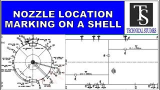 TANK VESSEL NOZZLE LOCATION MARKING TUTORIAL FOR BEGINNERS [upl. by Iaka600]