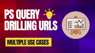 Peoplesoft Drilling URLs  Configure Different Use Cases StepbyStep Guide [upl. by Mima226]