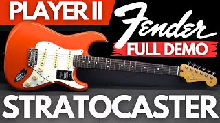 Fender PLAYER II Stratocaster ROSEWOOD FULL DEMO [upl. by Edi]