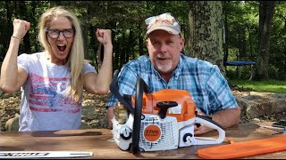 Ever See One Of These Stihl MS 400 Super Smooth Chainsaw [upl. by Aneerol696]