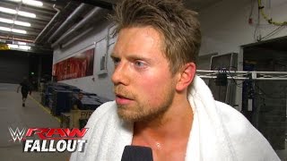 The Miz discusses Mizdow Raw Fallout April 6 2015 [upl. by Ihana379]