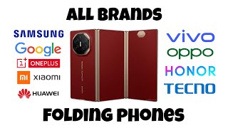 All Brands Folding Phones [upl. by Ymot]