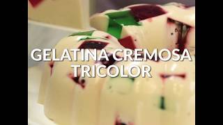 Cómo preparar Gelatina tricolor cremosa  Recetas Nestlé® [upl. by Bartholemy759]