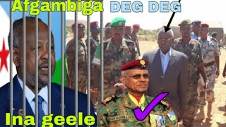 Afganbi Ka dhacay Djibouti🇩🇯 Madaxweyne Gelle 19 October 2024 [upl. by Brandes]