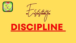 Discipline  Essay  TrickyTots  Reflective Topics [upl. by Rettig]