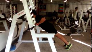 Parado Flexiones inclinadas con barra [upl. by Ioves]