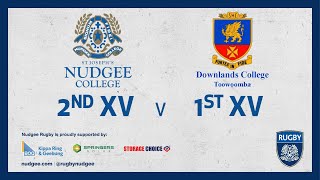 2023 Nudgee College 2nd XV Rugby vs Downlands College 1st XV Rugby [upl. by Ahteral]