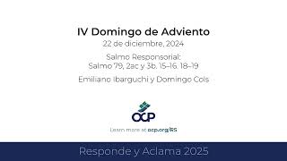 Responde y Aclama 2025  Adviento IV  Salmo [upl. by Lear]