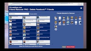 How to DELETEREMOVE FACEBOOK FRIEND all at once 2018 [upl. by Haskell127]