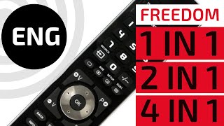 How to setup the universal remote control Superior Freedom 1 in 1 2 in 1 4 in 1 [upl. by Annotahs363]