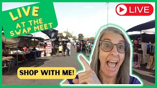 LIVE from the Swap Meet  Las Vegas Shop With Me [upl. by Arvo]