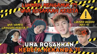 UNA ROSAKKAN KERETA KEKANDALUKMAN MENYESAL [upl. by Sheeree296]