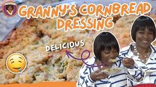 How to Make The Best Grannys Cornbread Dressing for Thanksgiving Thanksgiving Recipes [upl. by Nived826]