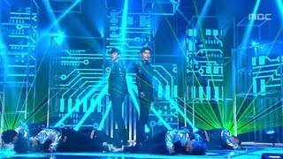 TVXQ  Humanoids 동방신기  휴머노이드 Music Core 20121215 [upl. by Egiarc]