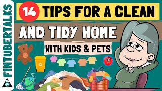 14 Simple Habits for a Tidy Home with Kids amp Pets  Cleaning With Me  Habits For A Clean House [upl. by Enyleve436]