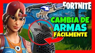 Como CAMBIAR De ARMAS Con La RUEDA del RATON en FORTNITE En PC ✅ Cambiar Arma Con la Rueda Del MOUSE [upl. by Brendis]