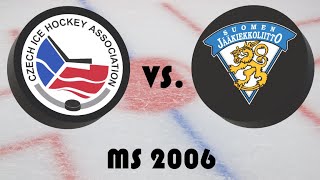 Mistrovství světa v hokeji 2006  Semifinále  Česko  Finsko [upl. by Ahsinuq714]