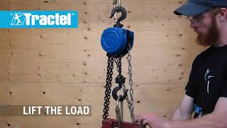 Tractel’s Tralift manual chain hoist [upl. by Aramoj191]