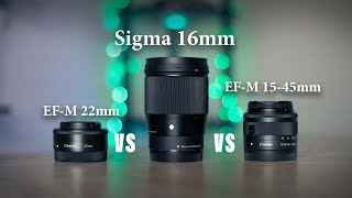 Canon M50  Sigma EFM 16mm 14 [upl. by Lucier30]