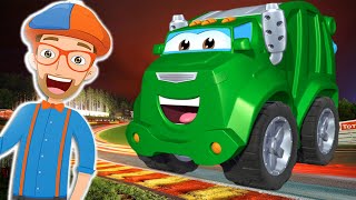 Blippi recicla con los camiones de la basura  Blippi Español  Videos Educativos para niños [upl. by Kellsie898]