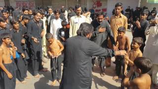 Zanjeer Zani Rail Bazar jhang 10 Muharram juloos 2016 [upl. by Airat316]