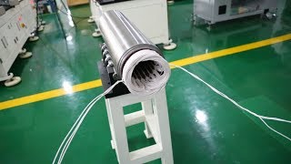 8 Inch Submersible Pump PVC Wire Winding and Assembly Video [upl. by Euqinimod]