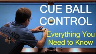 CUE BALL CONTROL  Everything You Need to Know [upl. by Erasaec]