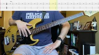 Highway to Hell by ACDC Isolated Bass Cover with Tab [upl. by Asta]