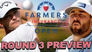 Farmers Insurance Open Round 3 Preview  Live Chat  Draftkings Showdown Underdog  Prize Picks [upl. by Megen]