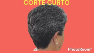 CORTE FEMININO CURTO COM NUCA BATIDA [upl. by Anertak760]